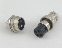 4-Pin Plug and Jack Set with Shield