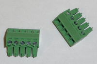 Set of 2 pieces 5-Pin Terminal Strip Plugs