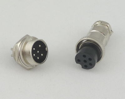 picture of PMDX-6Pin-PlugAndJack 6 pin connector