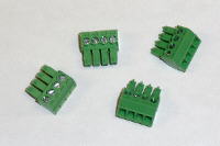 Set of 4 pieces 4-Pin Terminal Strip Plugs