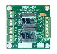 PMDX-104 four channel low-power SSR output buffer